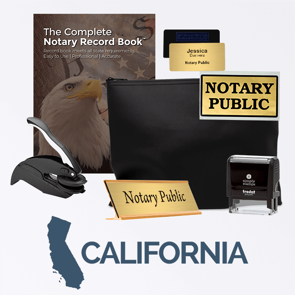 California Deluxe Notary Kit