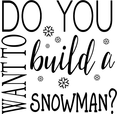 Do You Want to Build a Snowman Craft Stamp - Simply Stamps
