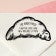 Croissant Return Address Stamp
