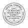 New York Notary Round with County and Expiration Seal