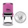 California Round Pink Notary Stamp