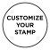 Colop Round Self-Inking R40 with Red Ink