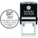 Custom Art Round Return Address Stamp