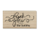 Custom Swirls Thank You Stamp