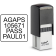 4 Line Custom Text Inspection Stamp