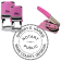 Georgia Notary Pink - Round Design Seal