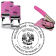 Louisiana Notary Pink - Round Design Seal