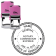 Nebraska Pink Round Notary Stamp