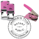 South Carolina Notary Pink - Round Design Seal