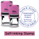 Tennessee Pink Round Notary Stamp