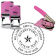 Texas Notary Pink - Round Design Seal