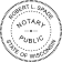 Wisconsin Round Notary Stamp