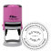 Alabama Pink Round Notary Stamp