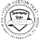 Custom Double Line Logo Return Address Stamp