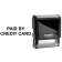Paid By Credit Card Stamp