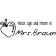 Apple Sign and Return Teacher Stamp