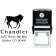 Bowing Horse Address Stamp