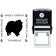 Pomeranian Pet Lover Dog Address Stamp