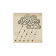 Fall Rain Storm Craft Stamp