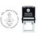 School House Round Custom Teacher Stamp