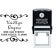 Kaitlyn Square Address Stamp