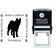 Akita Pet Lover Dog Return Address Stamp