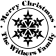 Custom Merry Christmas Snowflake Rubber Stamp