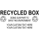 Custom Recycled Box Rubber Stamp