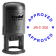 Round Self-Inking Approved Stamp with Date