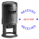 Round Self-Inking Received Stamp with Date