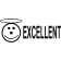 Excellent Angel Smiley Face Teacher Stamp