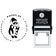 Big Eyed Penguin Return Address Stamp