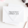 Minimalist Wedding Address Stamp