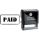 Army Lettering Paid in Business Stamp