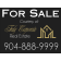 Plastic Real Estate For Sale Sign