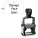 Customizable Trodat Professional 5203 Heavy Duty Self-Inking Stamp with Stainless Steel Frame and 1 1/8" x 2" Impression Size