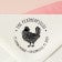 Farmhouse Rooster Return Address Stamp