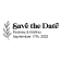 Save the Date Glamour Branch Address Stamp