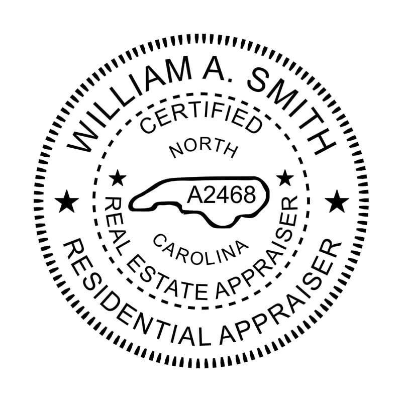 State of North Carolina Certified Appraiser