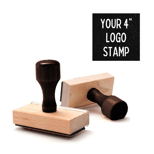 4 inch Custom Logo Stamp