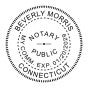 Connecticut Notary Round Design Seal