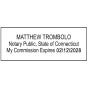 Connecticut Rectangular Notary Seal
