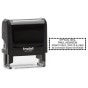Illinois Notary Rectangular with Serrated Border Seal