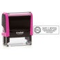 Indiana Pink Rectangle Notary Stamp