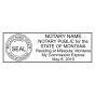 Montana Notary Public Seal