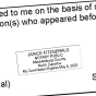 North Carolina Notary Rectangular Seal