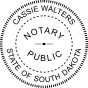 South Dakota Notary Round Seal