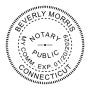 Connecticut Notary Round Design Seal