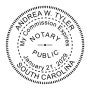 South Carolina Notary Round Seal