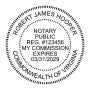Virginia Notary Round Seal